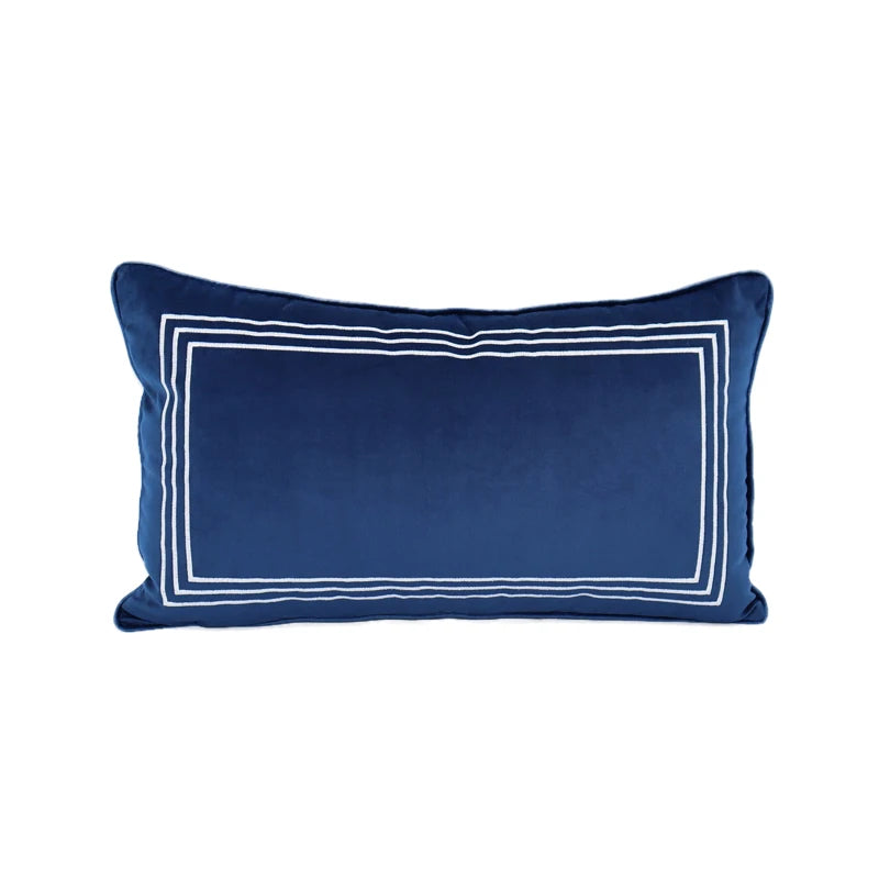 Jewell Orange Velvet Cushion