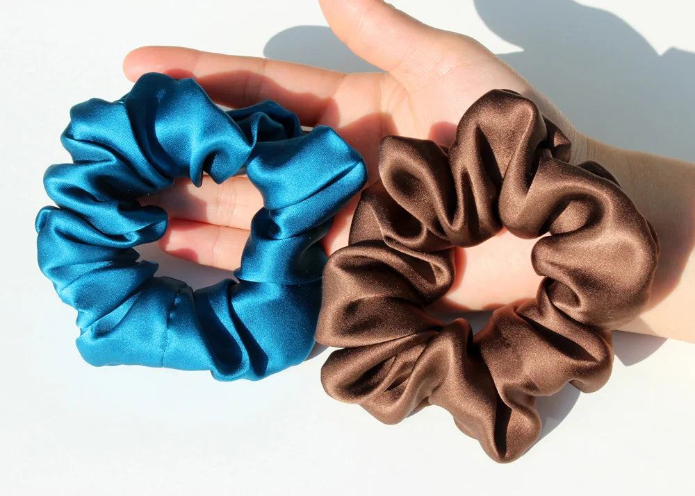 100% Pure Mulberry Silk Scrunchie