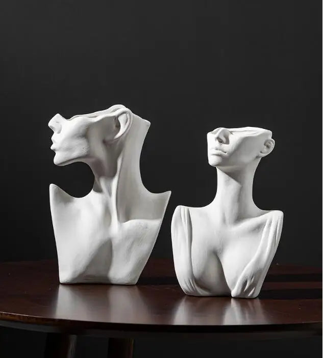 Femme Ceramic Face Vase