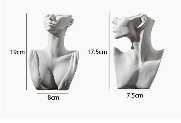 Femme Ceramic Face Vase