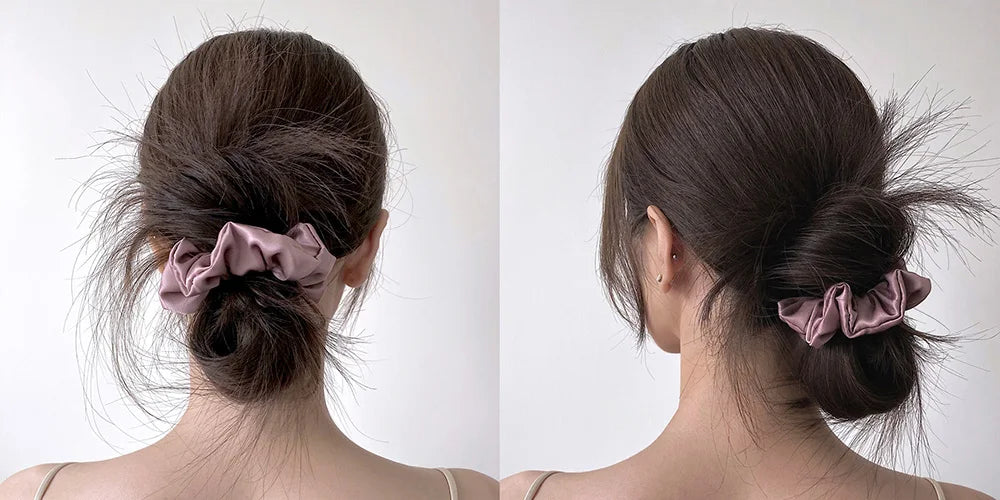 100% Pure Mulberry Silk Scrunchie