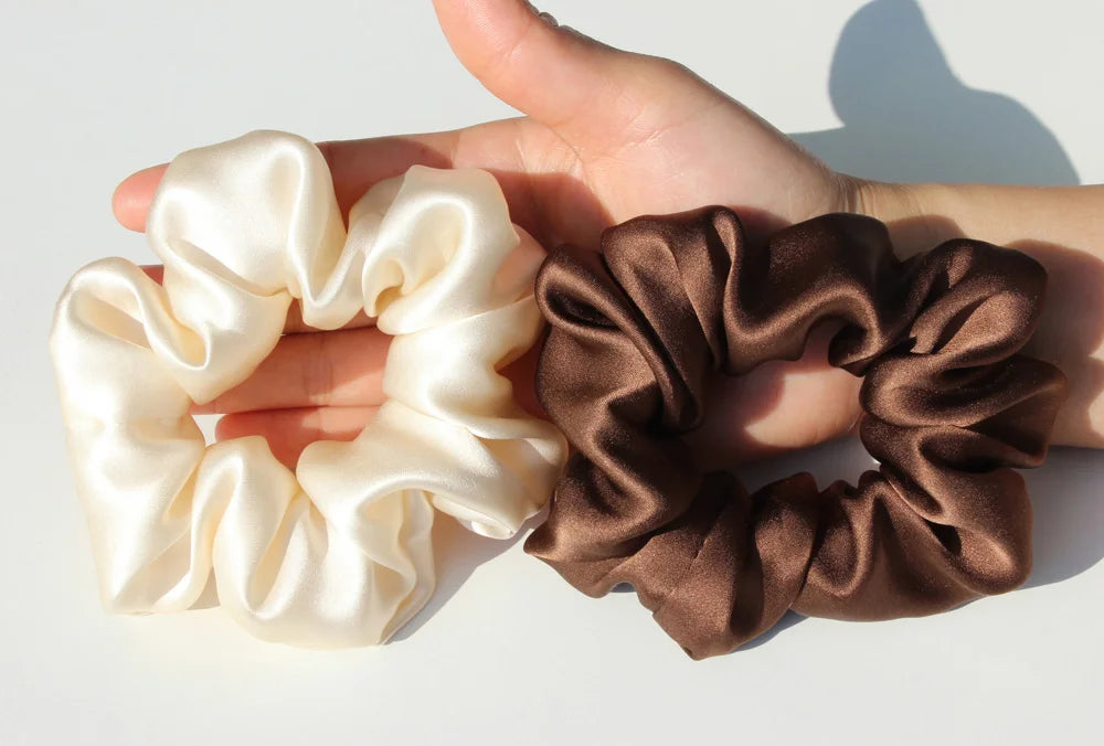 100% Pure Mulberry Silk Scrunchie