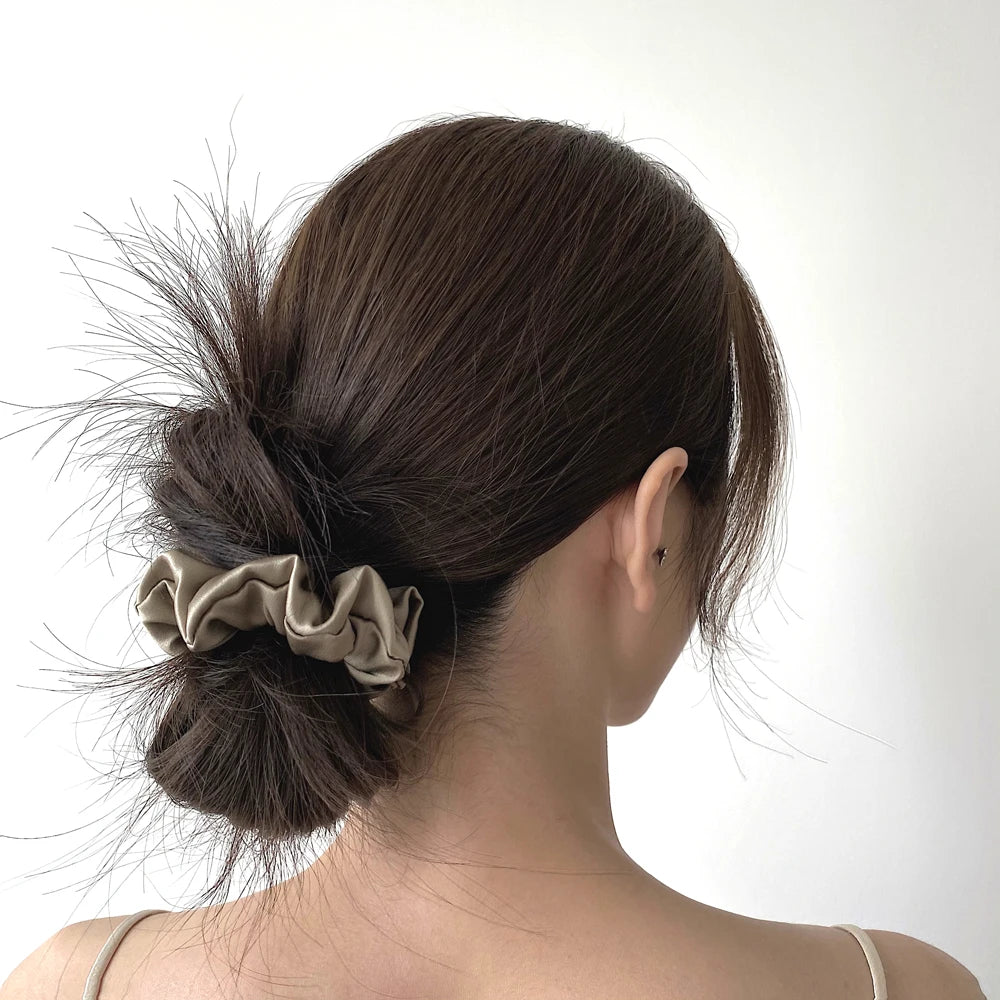 100% Pure Mulberry Silk Scrunchie