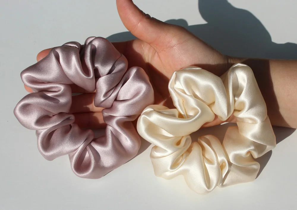 100% Pure Mulberry Silk Scrunchie