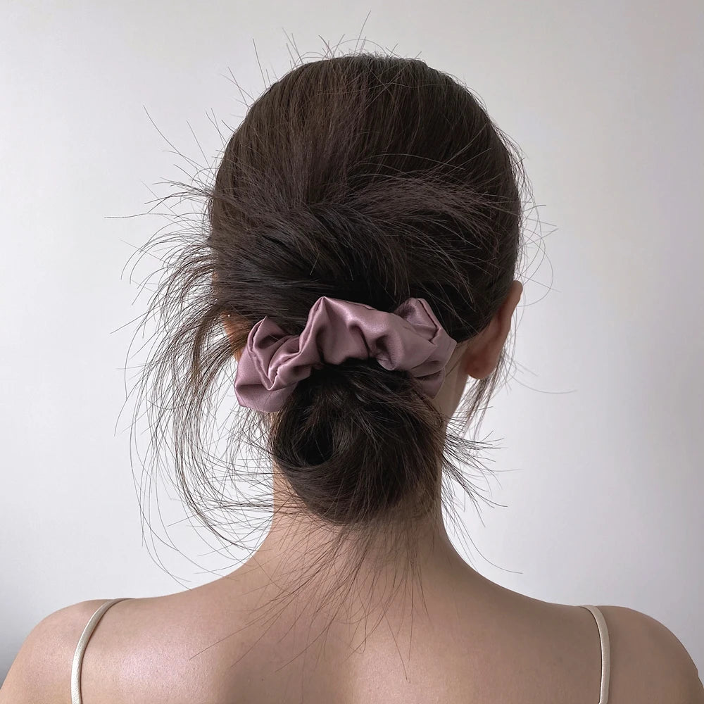 100% Pure Mulberry Silk Scrunchie