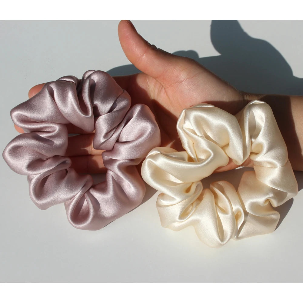 100% Pure Mulberry Silk Scrunchie