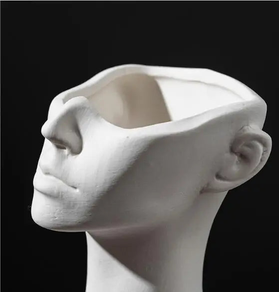 Femme Ceramic Face Vase