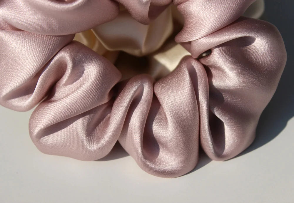 100% Pure Mulberry Silk Scrunchie