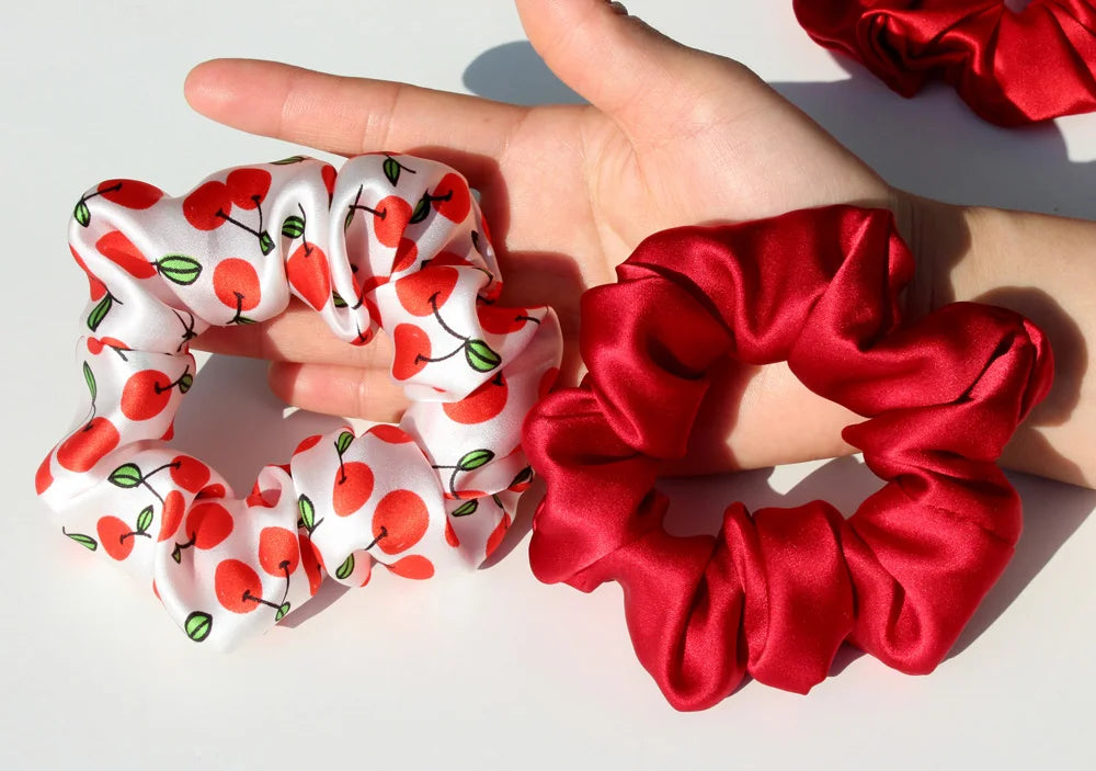 100% Pure Mulberry Silk Scrunchie