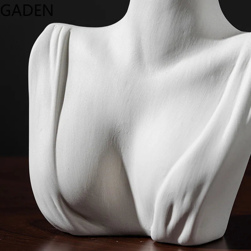 Femme Ceramic Face Vase