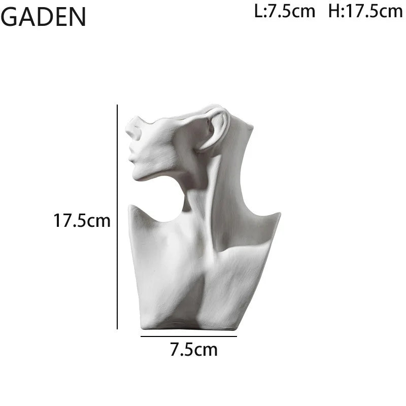 Femme Ceramic Face Vase