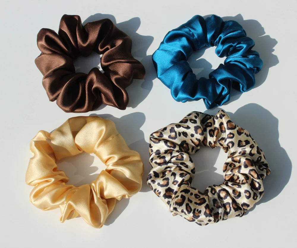100% Pure Mulberry Silk Scrunchie