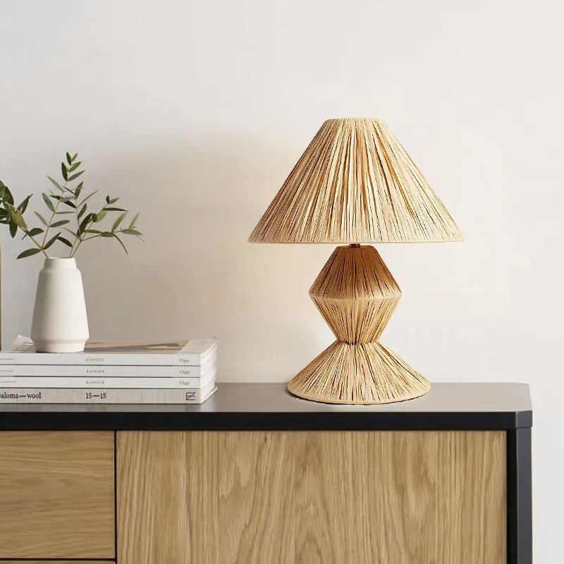 Es Vedra Rattan Floor Lamp