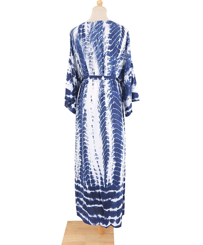 Para Praia 14 Colors Kimonos Bikini Cover Ups Beachwear Beach Robe Femme Long Dress Sarong Women Loose Cardigan Swimsuit Covers