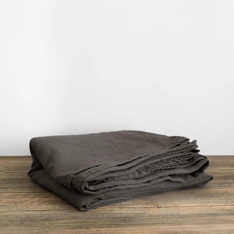 Natural Washed Linen Bed Sheets