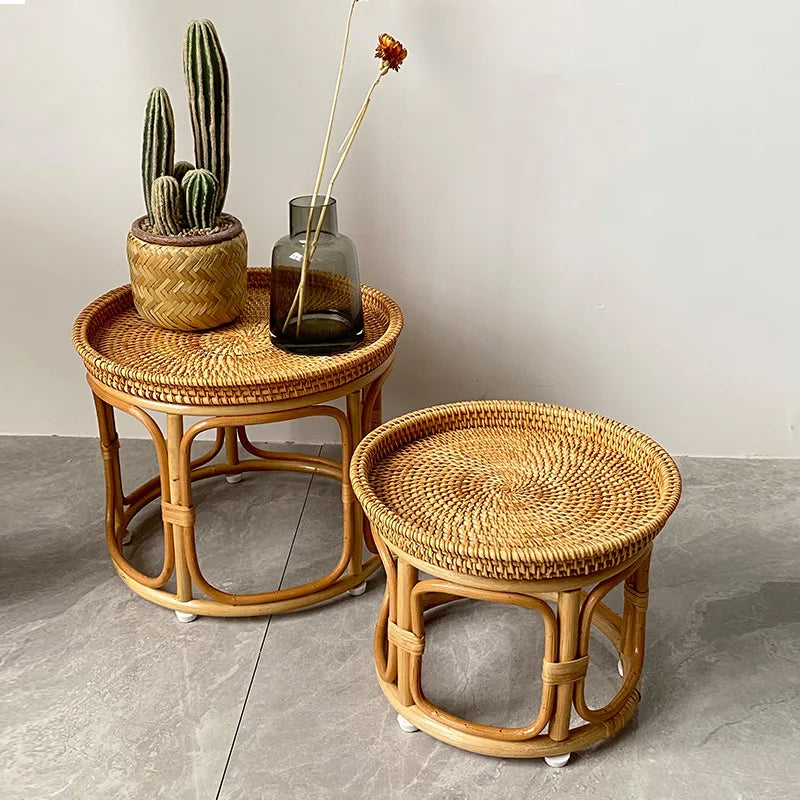 Rattan Side Tables