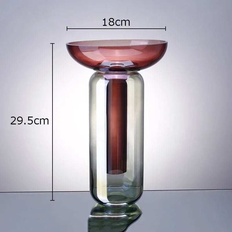 Retro Detachable  Glass Vase