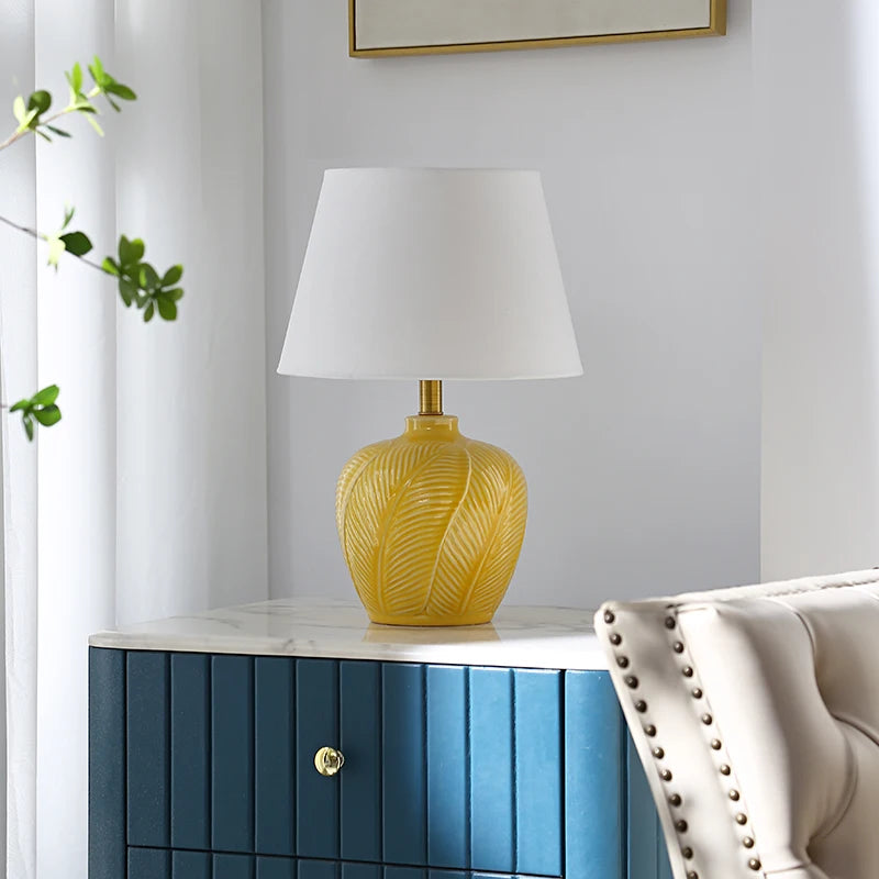 Miami Green Leaf Table Lamp