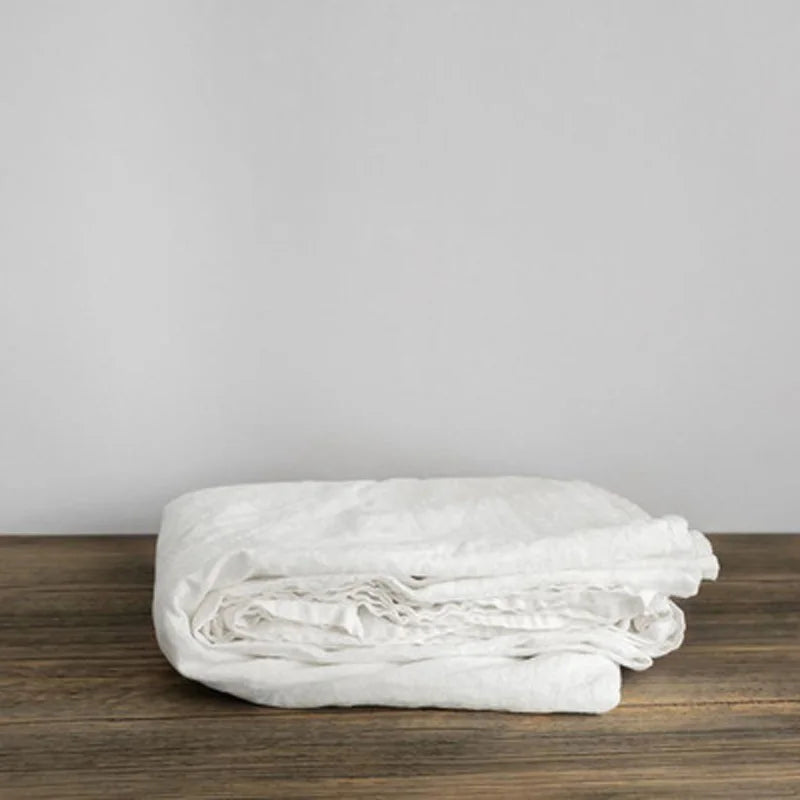 Natural Washed Linen Bed Sheets