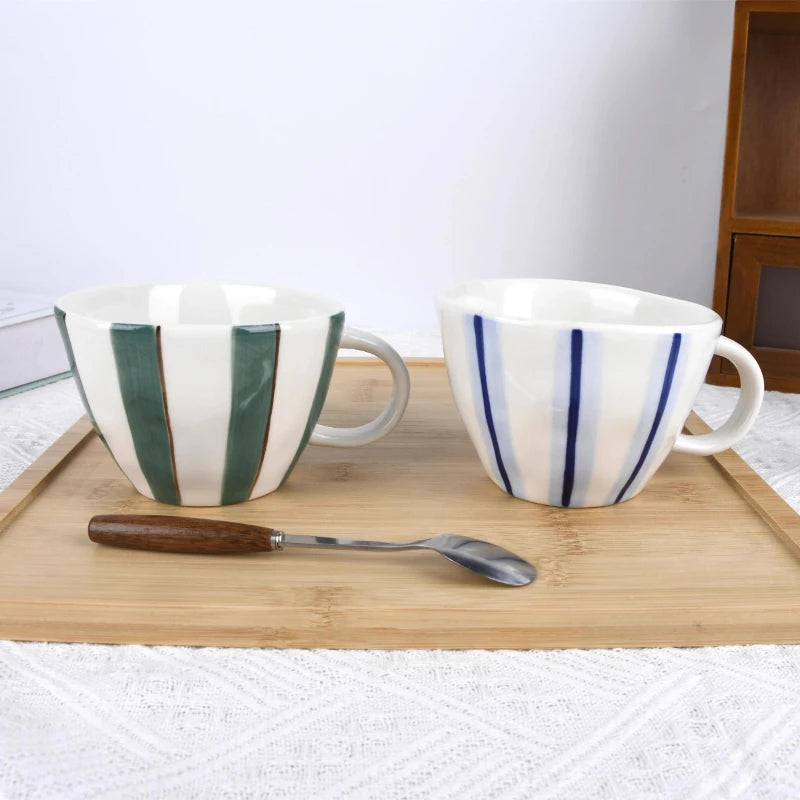 Hand-Painted Ceramic Coffee Mug