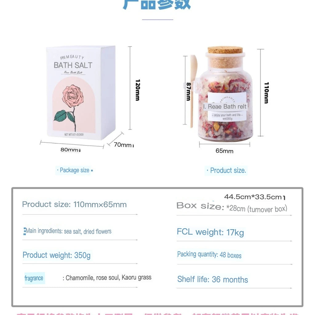 Rose Petal Bath Salts