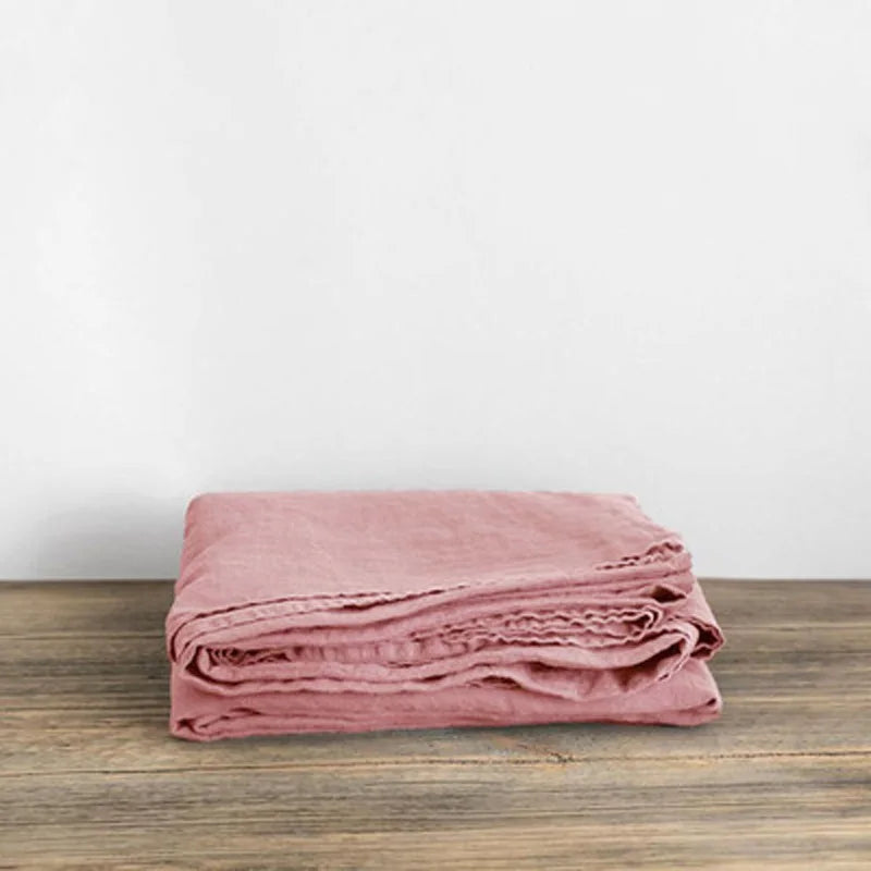 Natural Washed Linen Bed Sheets