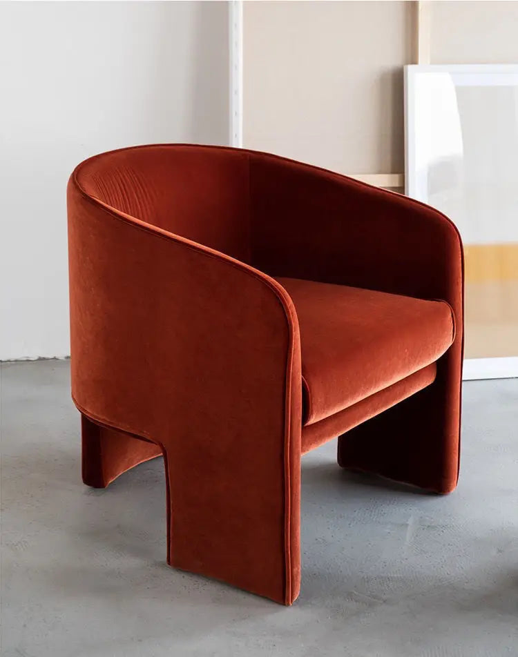 Modern Boucle Armchair