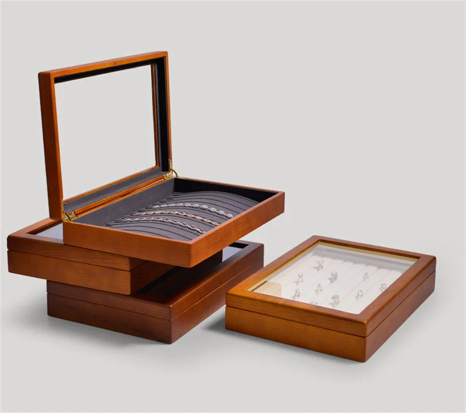 Mid Century Wooden Jewellery Box