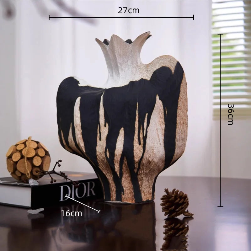 Colourful Abstract Artisan Vase