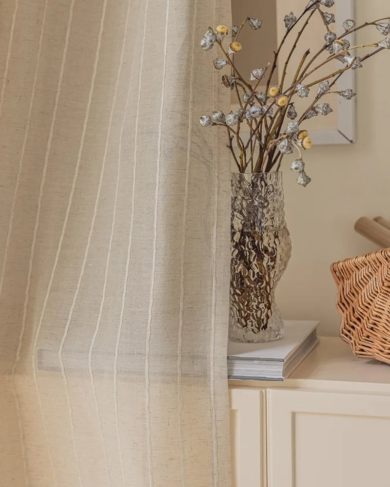Striped Linen Curtains