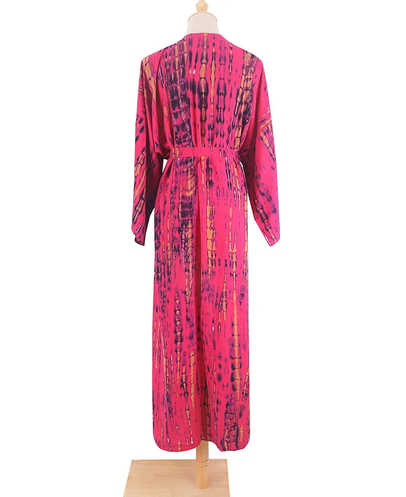 Para Praia 14 Colors Kimonos Bikini Cover Ups Beachwear Beach Robe Femme Long Dress Sarong Women Loose Cardigan Swimsuit Covers