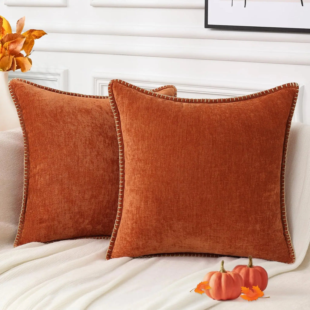 Chenille Soft Throw Cushion Cover