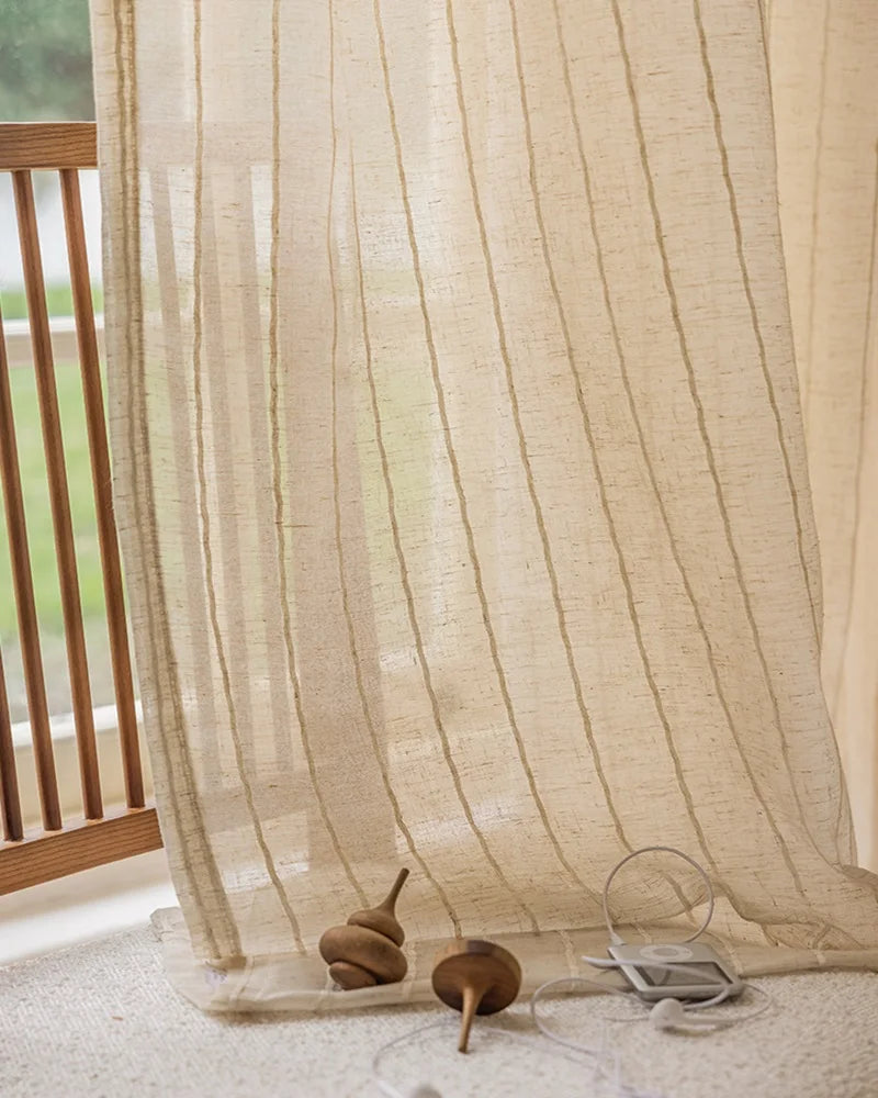 Striped Linen Curtains