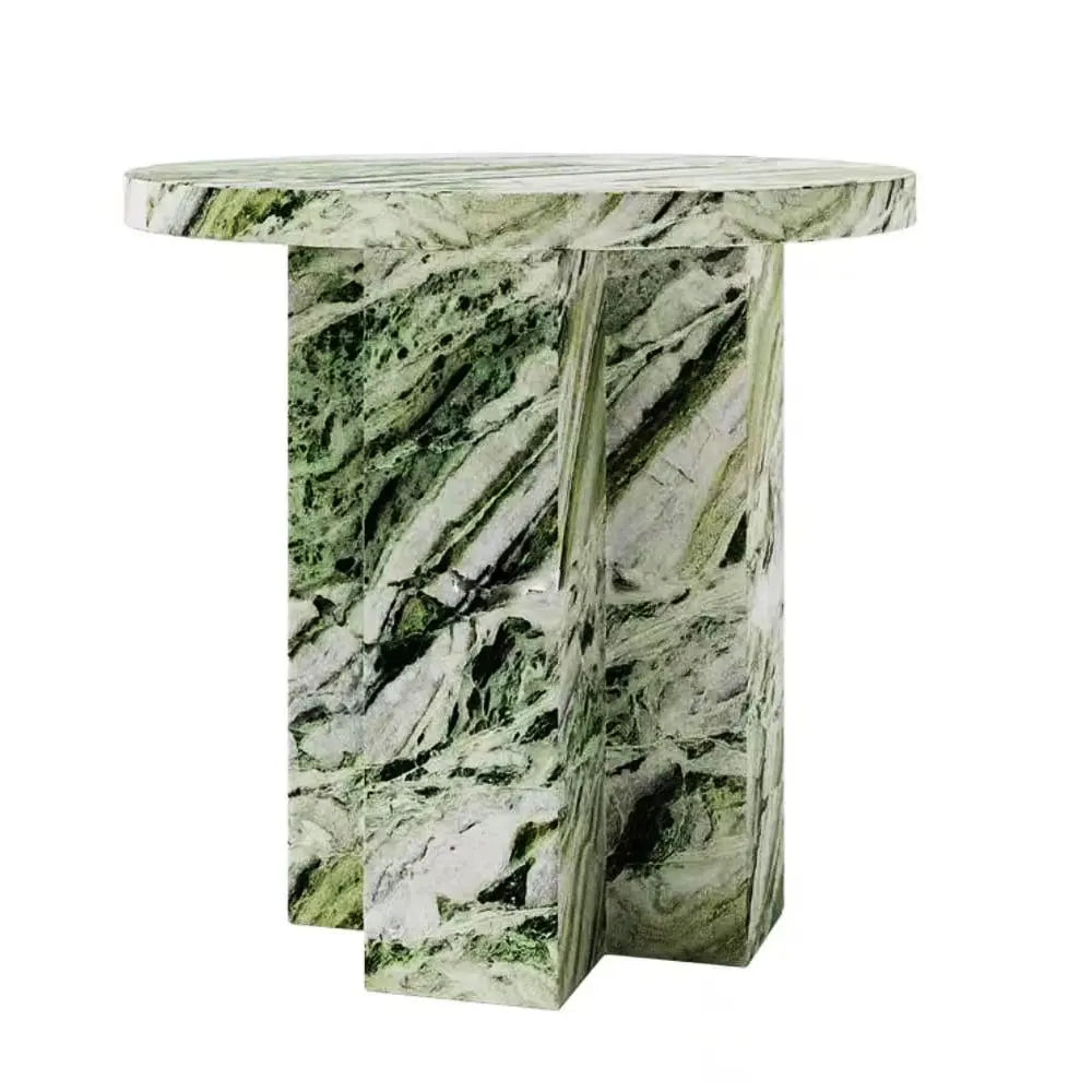 Green Marble Side Table