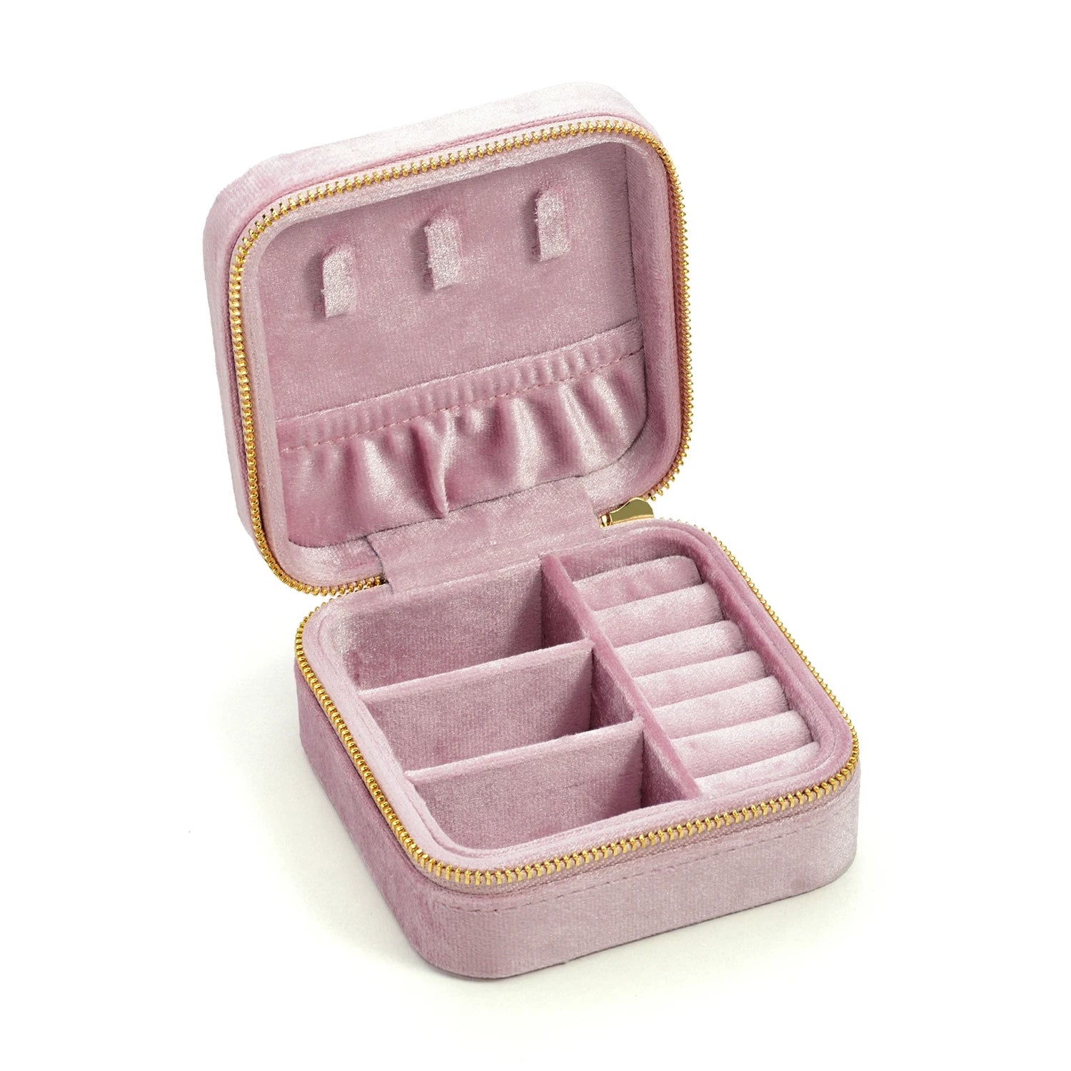 Vintage Velvet Jewellery Box