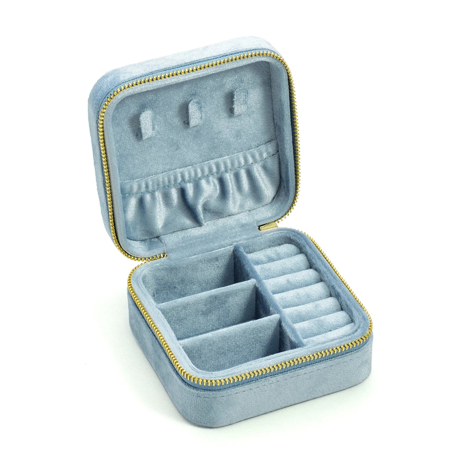 Vintage Velvet Jewellery Box