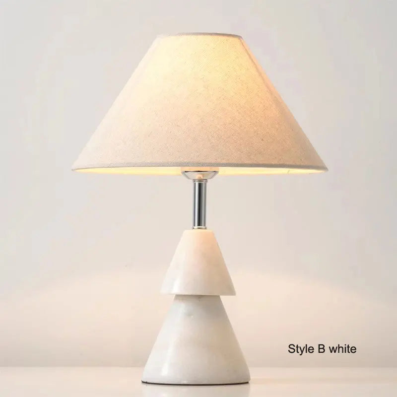 Art Deco Marble Table Lamp