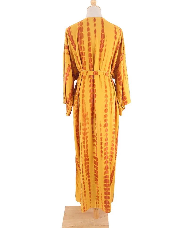 Para Praia 14 Colors Kimonos Bikini Cover Ups Beachwear Beach Robe Femme Long Dress Sarong Women Loose Cardigan Swimsuit Covers