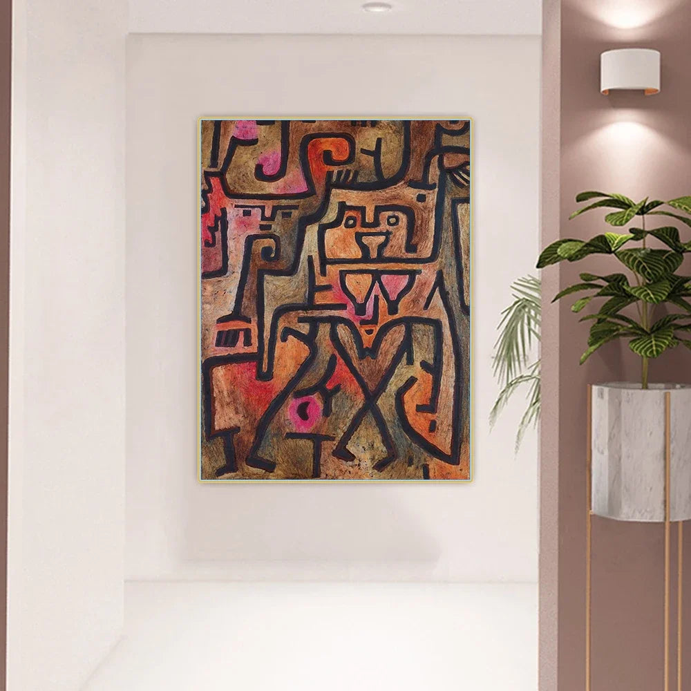 Muted Jewell Abstract Art