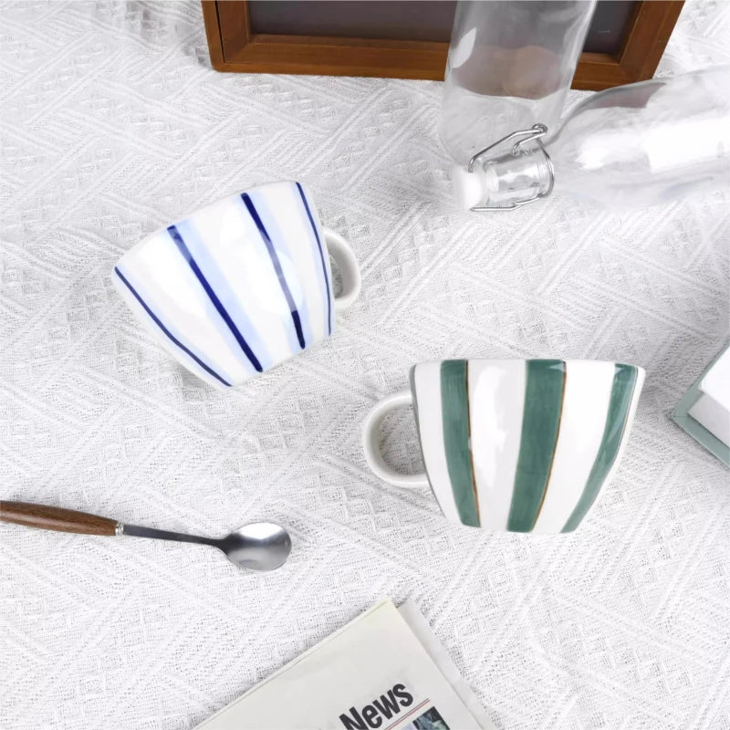 Hand-Painted Ceramic Coffee Mug