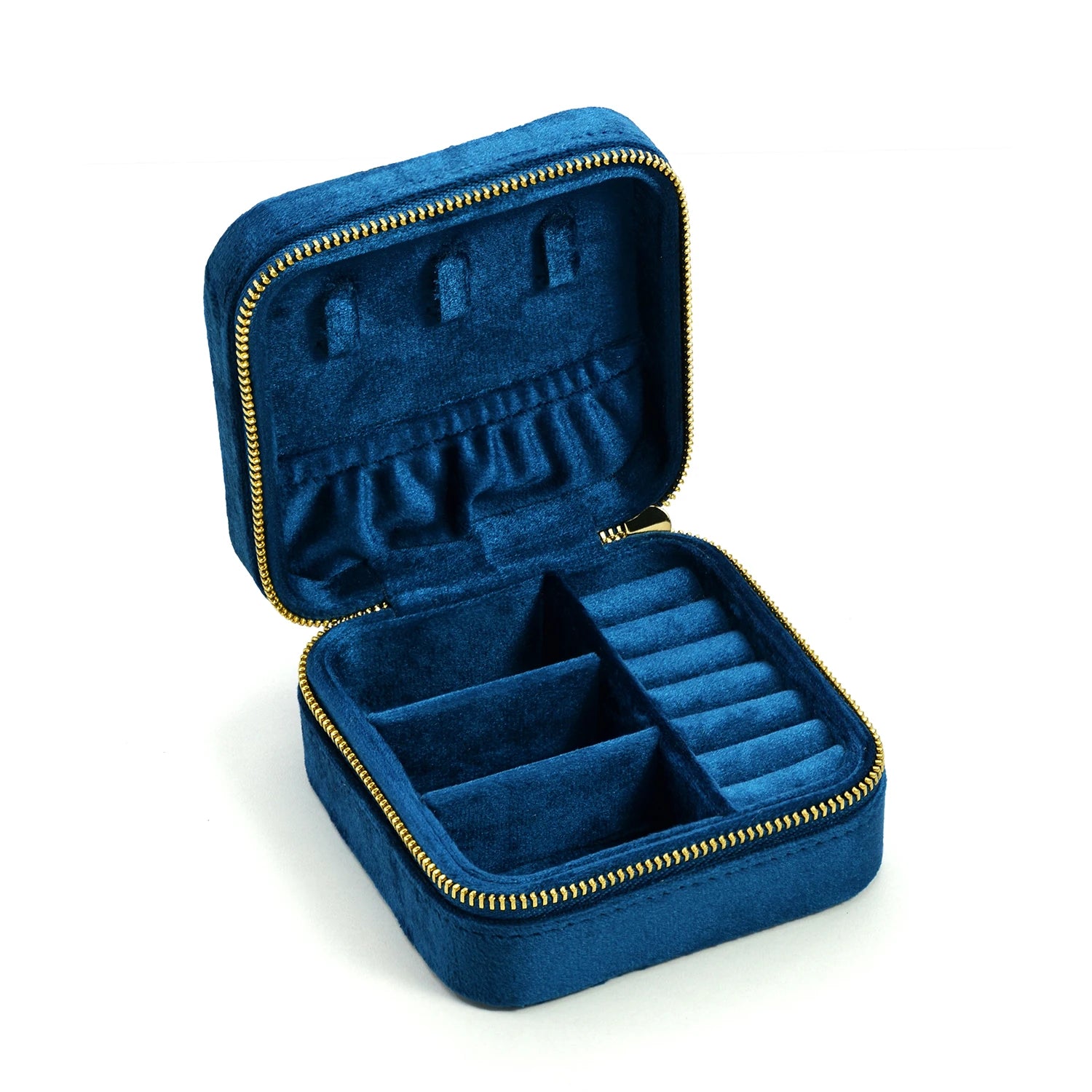 Vintage Velvet Jewellery Box