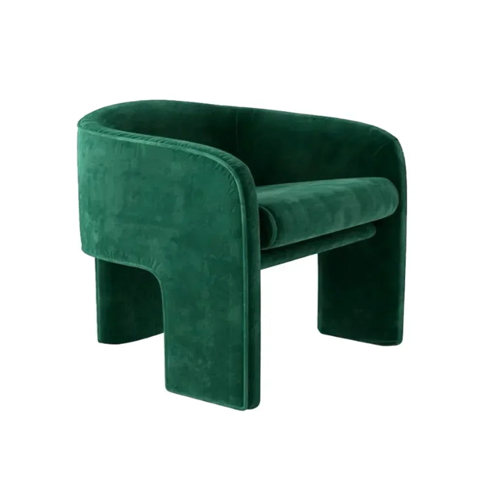 Mustard Velvet Armchair