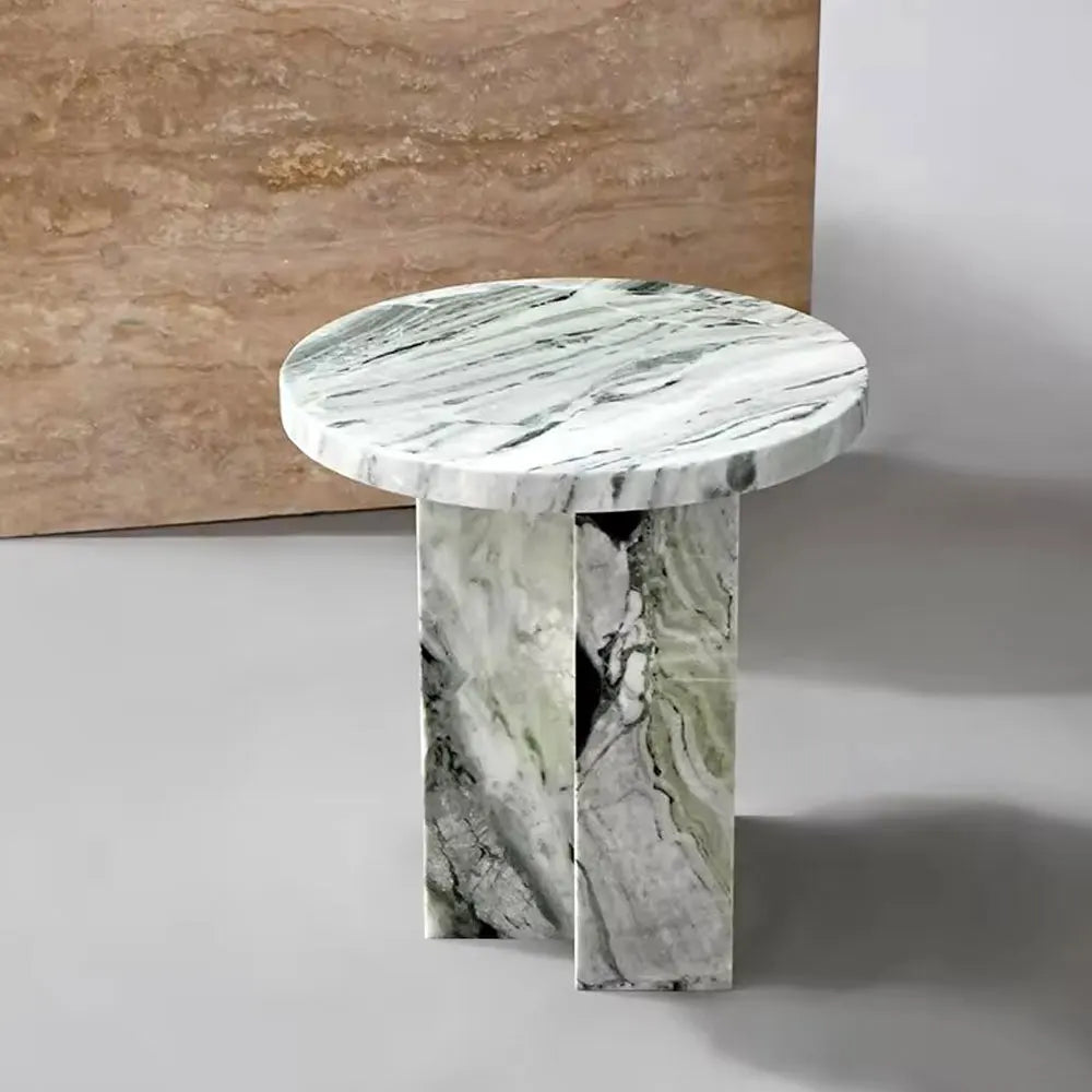 Green Marble Side Table