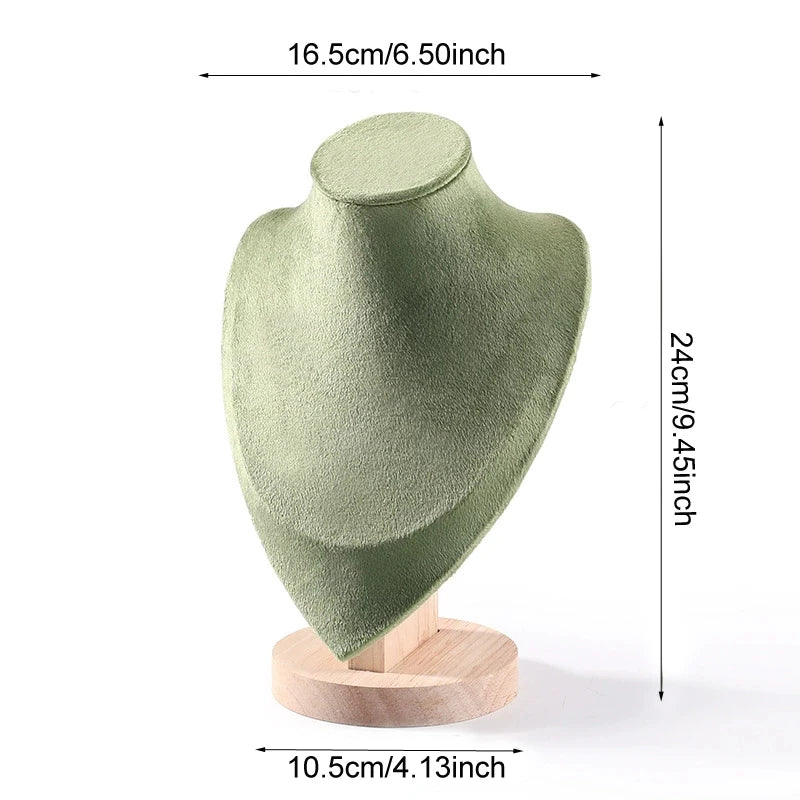 Hollywood Velvet Necklace Bust