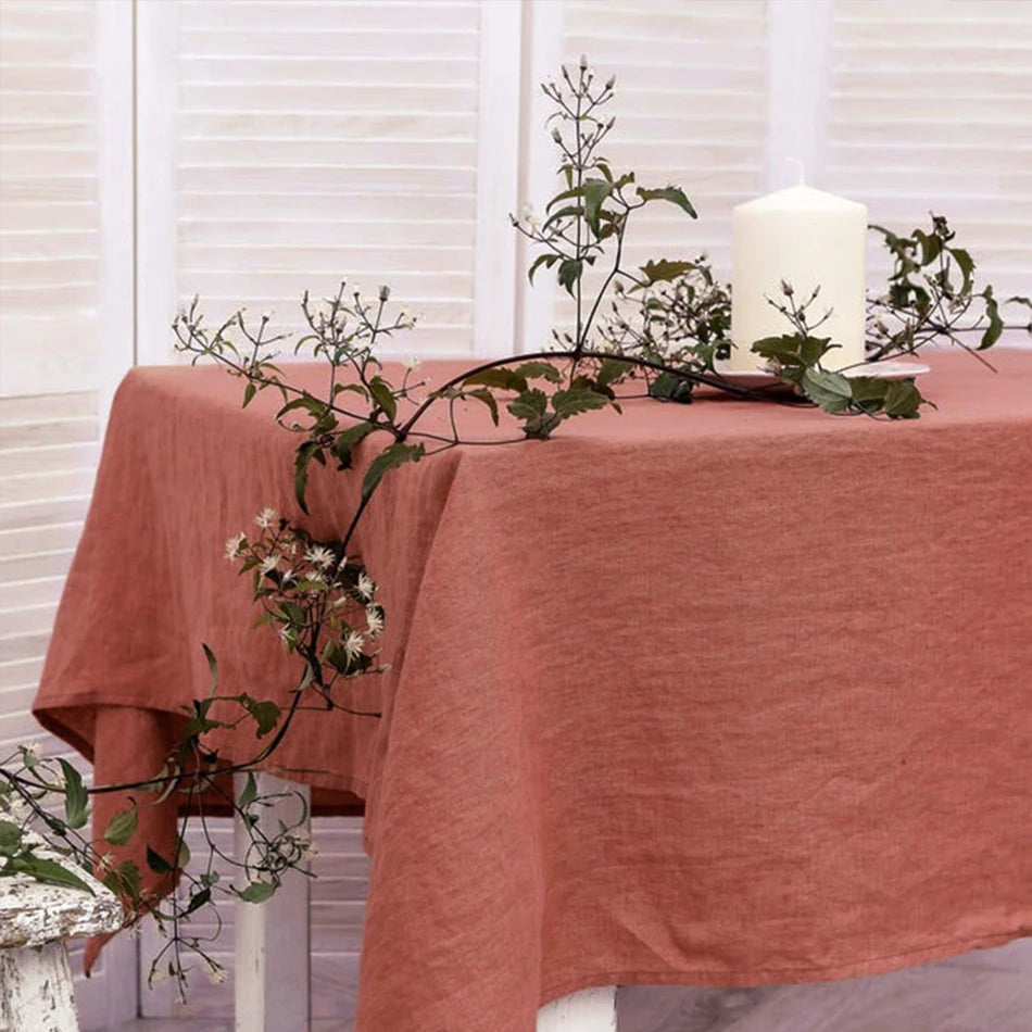 100% Linen Tablecloth
