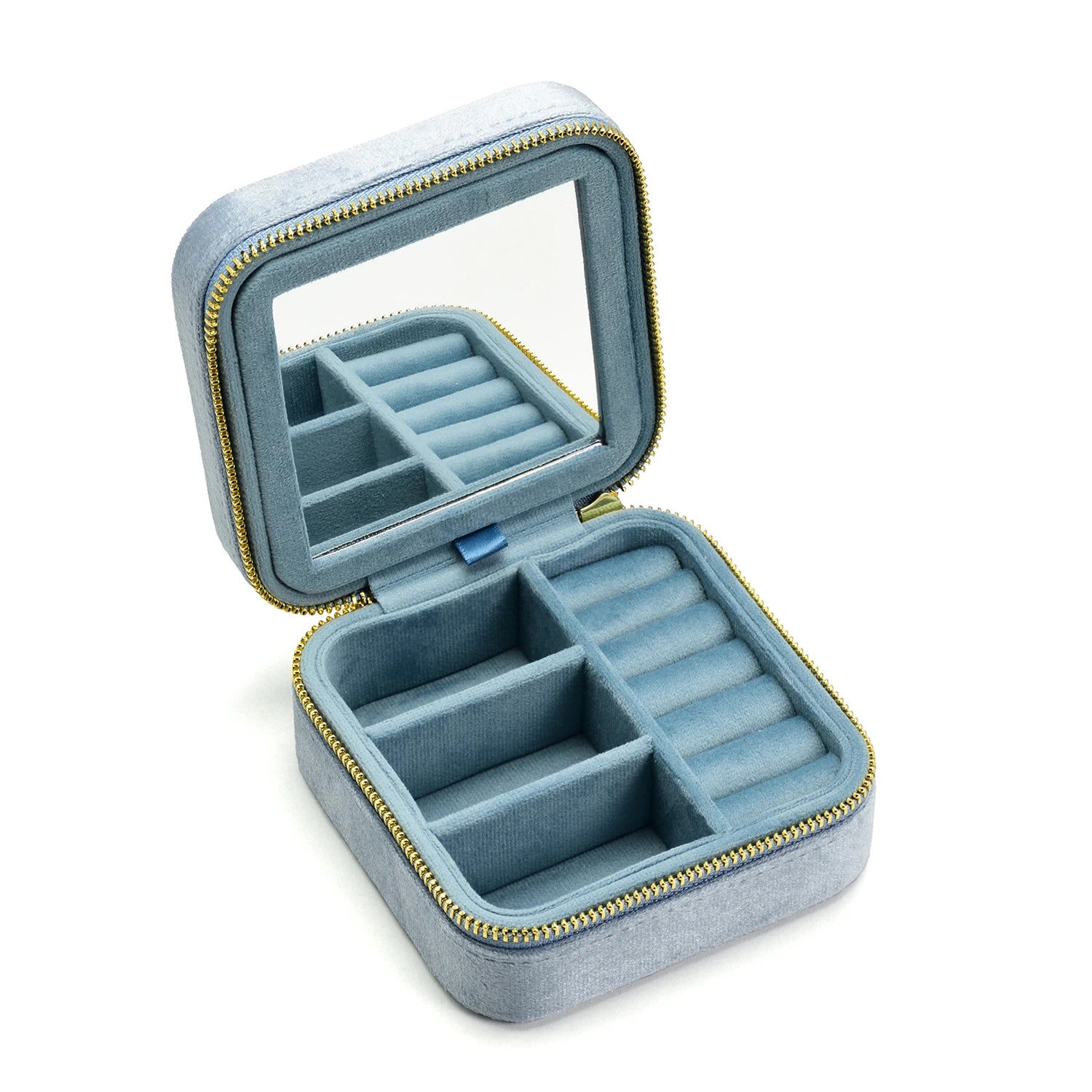 Vintage Velvet Jewellery Box