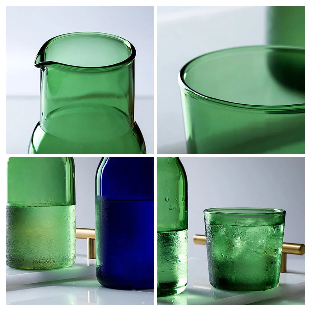 Glass Amber Bedside Decanter