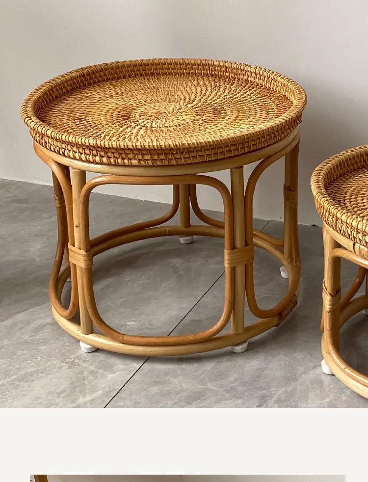 Rattan Side Tables