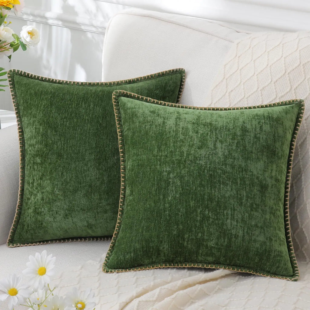 Chenille Soft Throw Cushion Cover