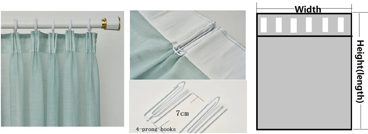 Striped Linen Curtains